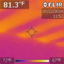 Thermal imaging of missing insulation 2