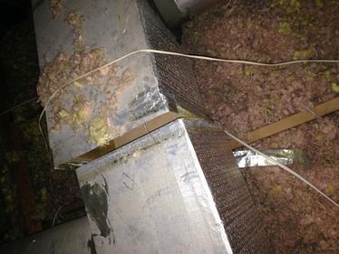 Leaking duct work example 2