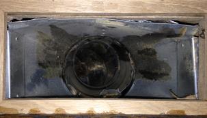 Disconnected duct boot example 2