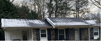 less frost on house